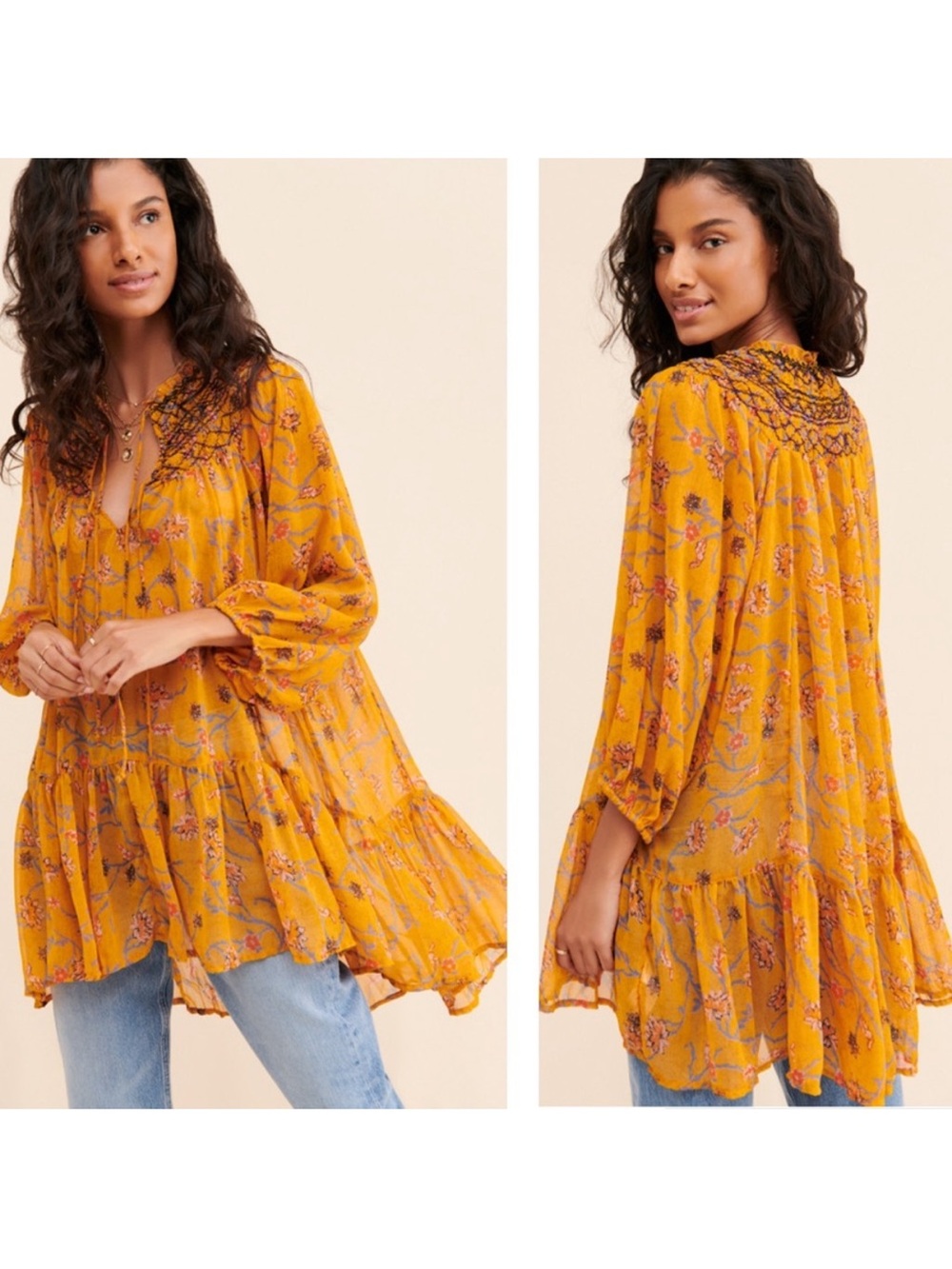 Free People keeping up with Kara tunic size S